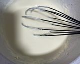 桃缶でバラのレアチーズケーキ作り方6写真