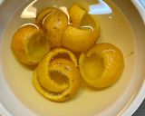 【柚子と干し柿の熨斗巻き】作り方1写真