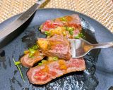 牛ももステーキをおろしポン酢で作り方8写真