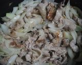 豚丼♪【簡単丼】大葉と酢でさっぱり！作り方3写真