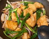 【簡単夕食】鶏胸肉と野菜の揚げ炒め作り方5写真