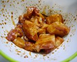 簡単！漬け豚ニラ焼き作り方1写真