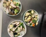 さっぱり洋風ごま素麺汁味根菜茄子甘酢酢豚作り方12写真