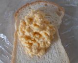 レンジ炒りたまとチーズのトースト作り方4写真