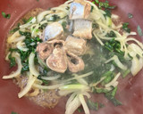 いわしと玉ねぎ、ほうれん草の卵とじ作り方4写真
