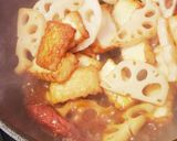 簡単♪節約♪厚揚げ蓮根梅炒め♪ランチ♪作り置き作り方2写真