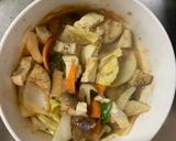 肉無豆腐中華風梅ウスタークリーム味野菜炒作り方18写真