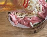 ワンプレートせいろで蒸しうどん作り方3写真