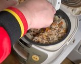 鶏の味ご飯（炊き込みご飯）作り方5写真
