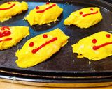 ホットプレートで簡単オムライス量産♪作り方2写真