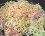 ハムとキャベツのクリームスパゲッティ作り方8写真