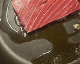 マグロのパクチー掛けステーキ作り方1写真