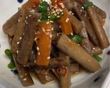 ごぼうのキンピラ風煮物☆作り方4写真