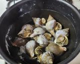 今が旬！バイ貝とニンニクの和え物作り方1写真