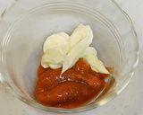 サーモンのとり野菜みそマヨ焼き作り方4写真