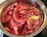 牛すじ肉の下処理作り方1写真
