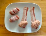 鶏ベーコンロールのクリーム鍋作り方1写真