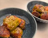 玉ねぎたっぷり柔らかピーマン肉詰め作り方6写真