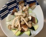 お一人様簡単梅チャプチェ味豆腐野菜炒め作り方9写真