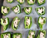 詰めて焼くだけ🫑ピーマンのツナチーズ焼き作り方4写真
