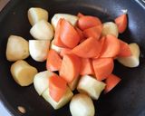 そぼろと白菜の肉じゃが作り方4写真