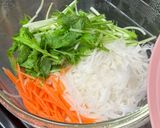 大根と水菜と蒸し大豆のサラダ♪作り方2写真