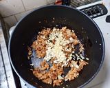 えのき鶏キーマ卵のせ作り方2写真