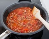 【なすのミートグラタン】トマト缶で☆具だくさん♪作り方4写真