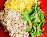 3色丼❤️💛💚作り方4写真