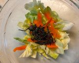 【朝食】キャベツのうまうまあえ作り方3写真