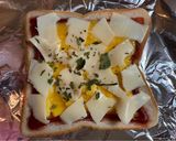 簡単朝ごはん★スクランブルエッグトースト作り方7写真