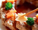 Xmasメニュー♪リースハンバーグ☆作り方11写真