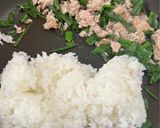 豚ひき肉と小ネギのチャーハン作り方4写真