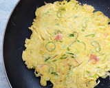 長ネギ青いとろこ大量消費☆大阪ねぎ焼き風作り方4写真