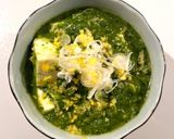 小松菜の柚子胡椒麻婆豆腐作り方6写真