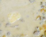 挽き肉のカボチャクリームパスタ*グラタン作り方5写真