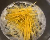 フライパンでクリームパスタ(小学生作)作り方5写真