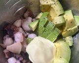タコとアボカドのおつまみ作り方4写真