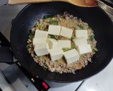 豆腐とニラの肉味噌炒め作り方4写真