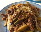簡単１０分夕食・お弁当★なす牛肉の炒めもの作り方7写真