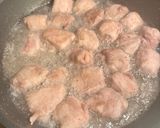 黒酢の豚こま蓮根酢豚作り方4写真