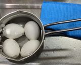 お鍋で12分！ながらとろ〜り🥚半熟卵🥚作り方4写真