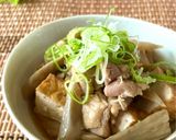 簡単夕食・作り置き★鶏もも肉ごぼう厚揚げのうま煮作り方6写真