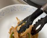 玄米こめ粉麺de焼きうどん作り方8写真