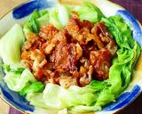 カリカリ豚とレタス1玉炒め作り方3写真