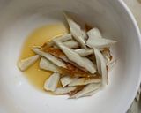 肉無チクワ簡単ステーキタレ味野菜炒め作り方1写真