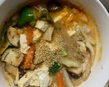 肉無豆腐簡単シーフードプルコギ味野菜炒め作り方18写真
