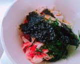 ＊胡瓜と竹輪とカニカマの海苔塩サラダ＊作り方3写真