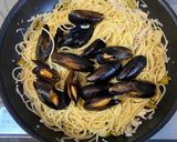 ムール貝とエノキのパスタ作り方9写真