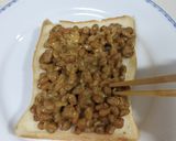 栄養満点!5分で完成 納豆チーズトースト作り方2写真